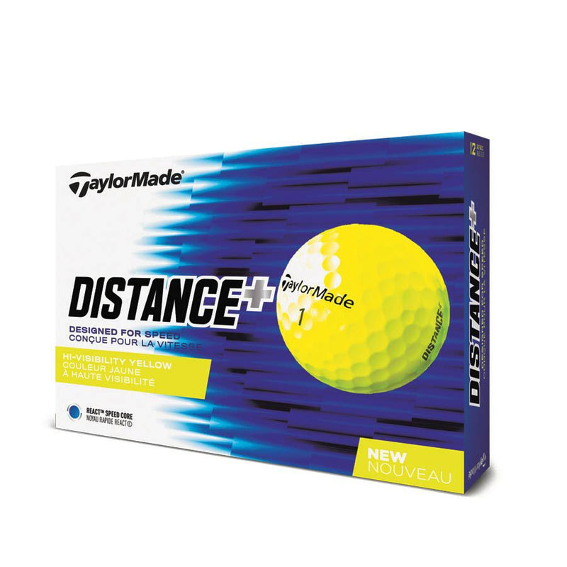 Taylormade Distance + Yellow Golf Balls