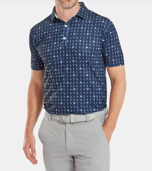 Footjoy The 19th Hole Polo (Navy)